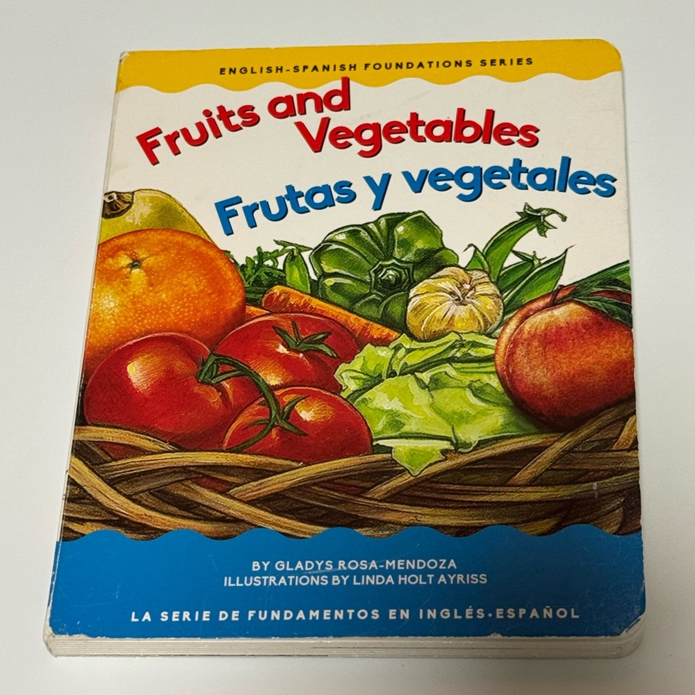 Fruits and Vegetables Bilingual Book